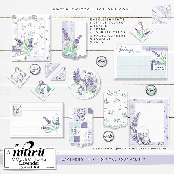 (image for) Journal Kit - Lavender