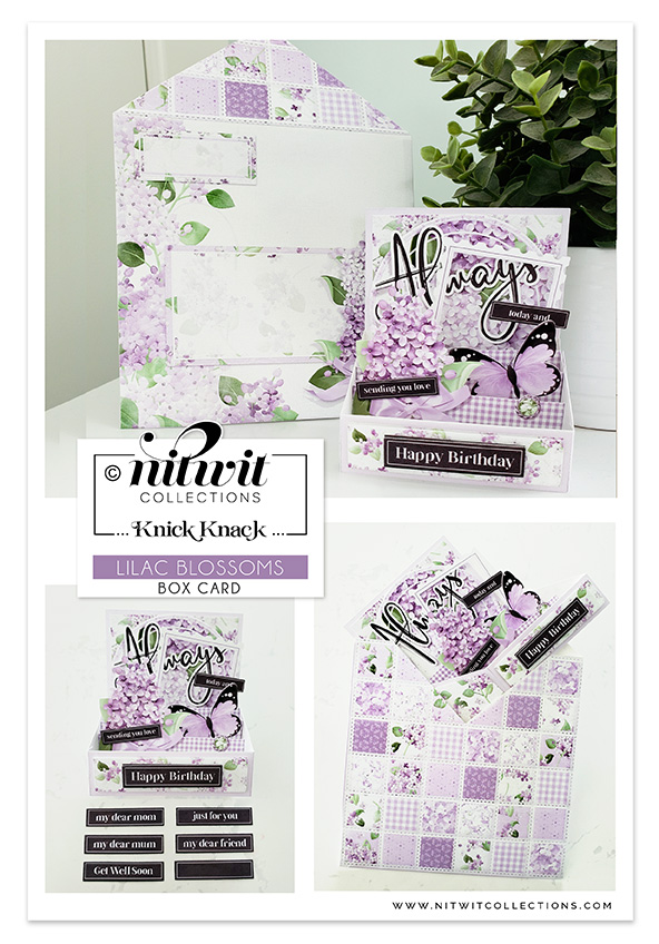 (image for) Knick Knack - Box Card - Lilac Blossoms