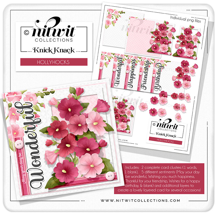 (image for) Knick Knack - Hollyhocks