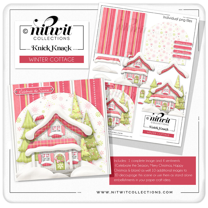 (image for) Knick Knack - Winter Cottage