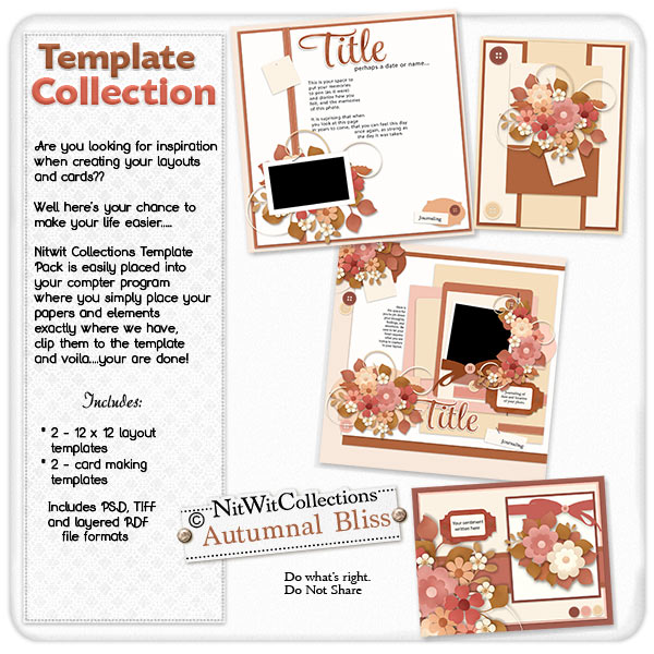 Autumnal Bliss Template Pack