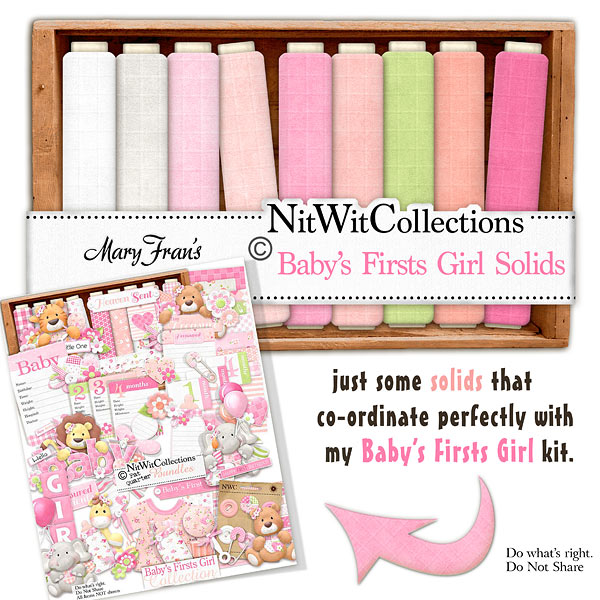 Baby\'s Firsts Girl Solids