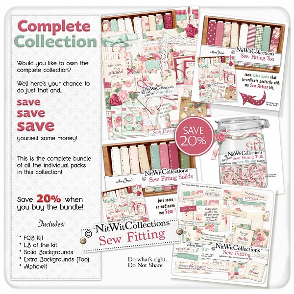 Bundled - Sew Fitting Collection - Click Image to Close