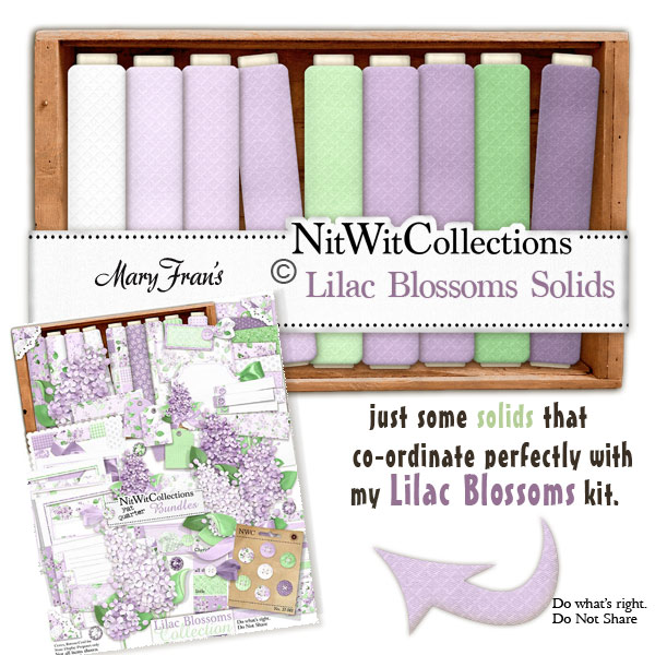 Lilac Blossoms Solids