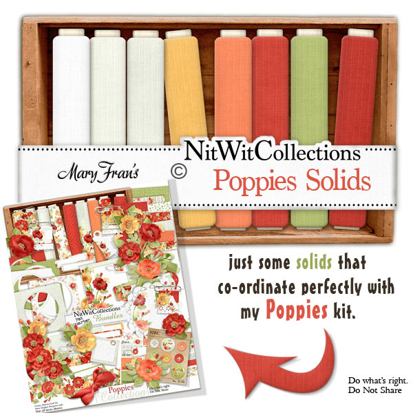 Poppies Solids - Click Image to Close