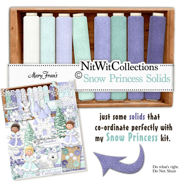 Snow Princess Solids