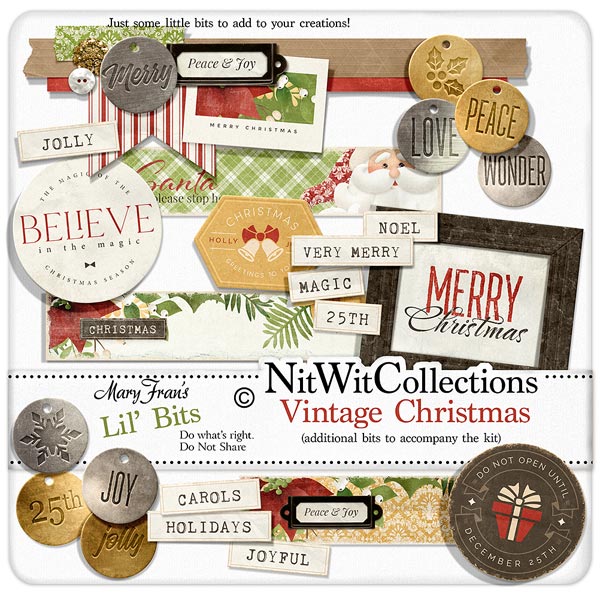 (image for) Lil Bits - Vintage Christmas
