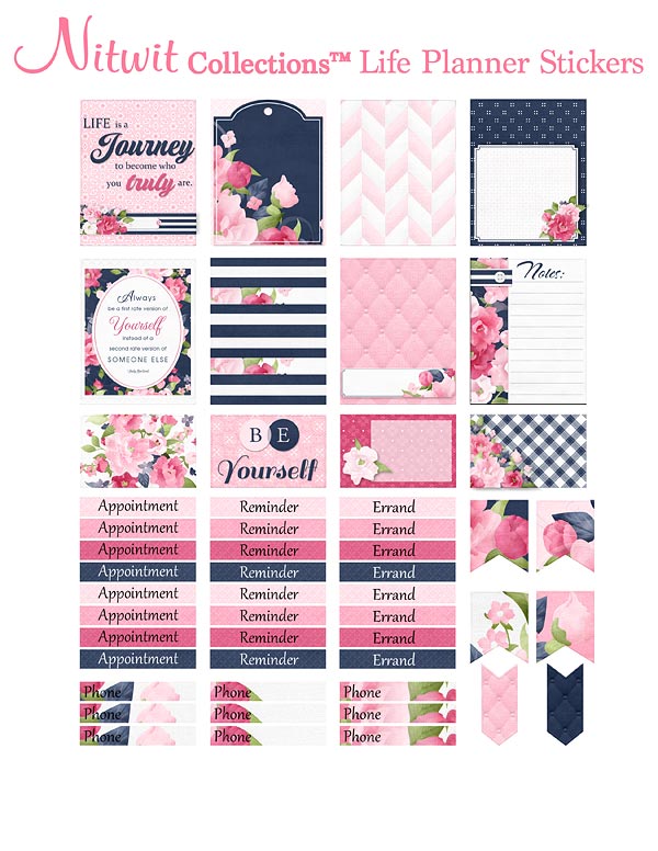 (image for) Authentic Collection - Life Planner Stickers