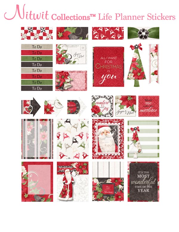 (image for) Christmas Romance - Life Planner Stickers
