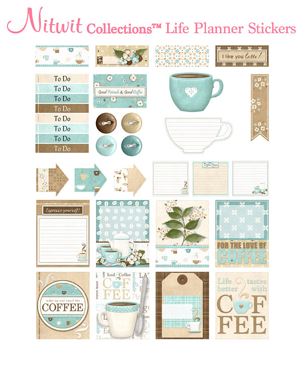 (image for) Coffee Talk Collection - Life Planner Stickers