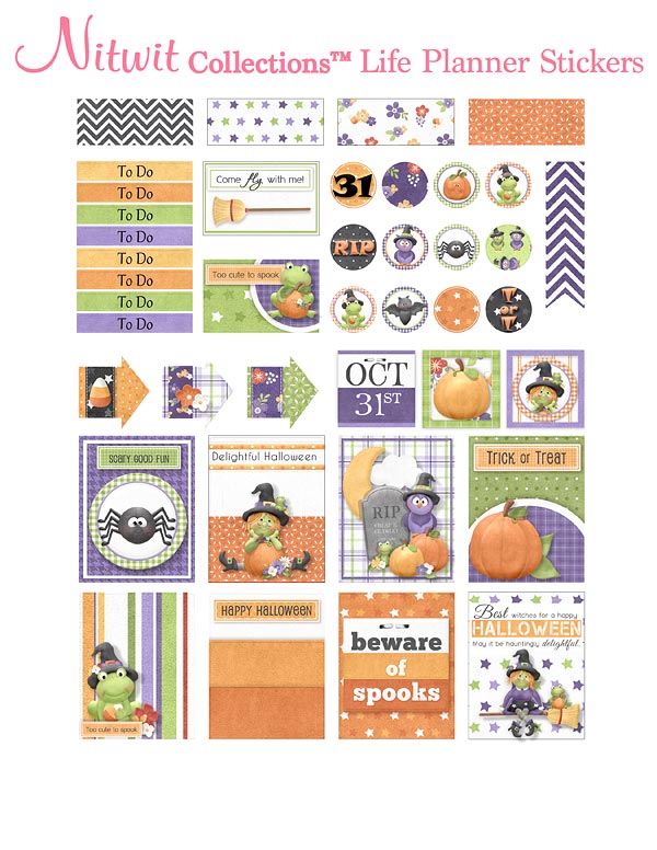 (image for) Fly By Night - Life Planner Stickers