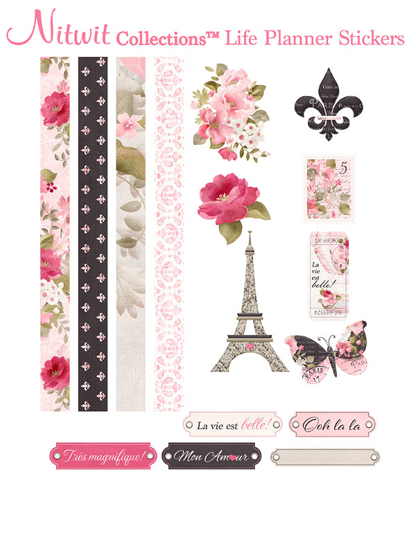 (image for) Ooh La La Collection - Life Planner Stickers