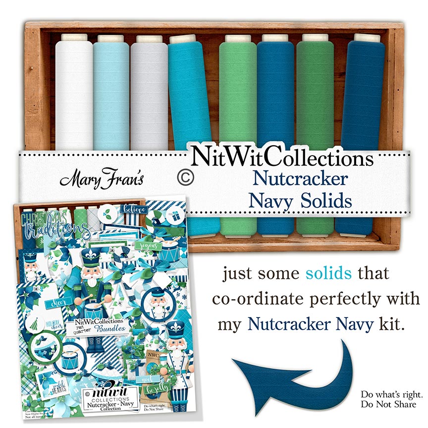 (image for) Nutcracker - Navy Solids