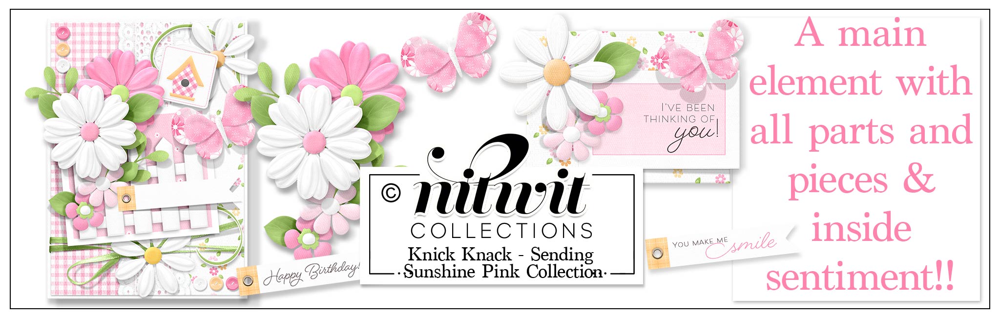 Knick Knack - Sending Sunshine Pink