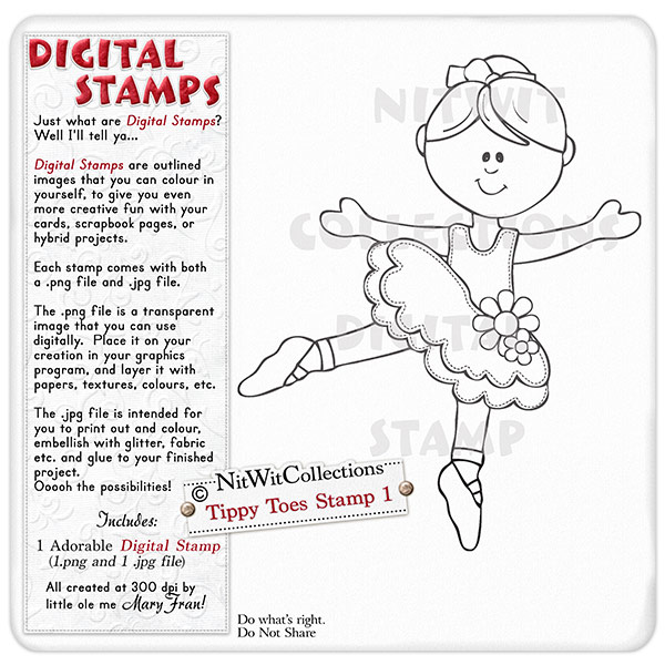 (image for) Tippy Toes - Stamp 1